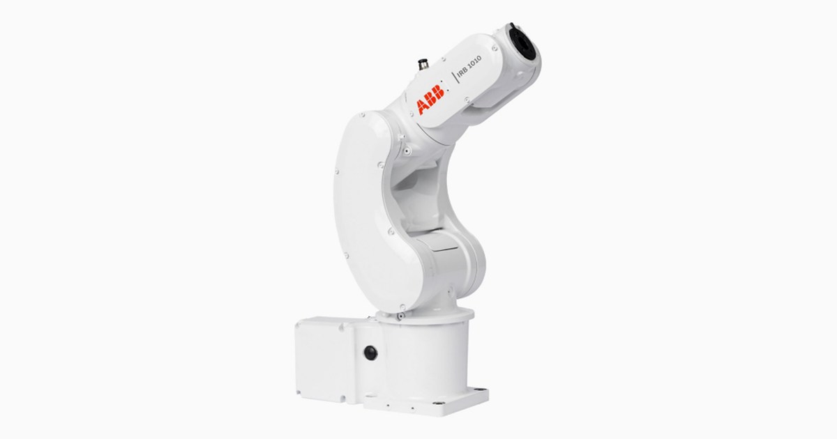 Vista oficial del robot ABB IRB 1010.