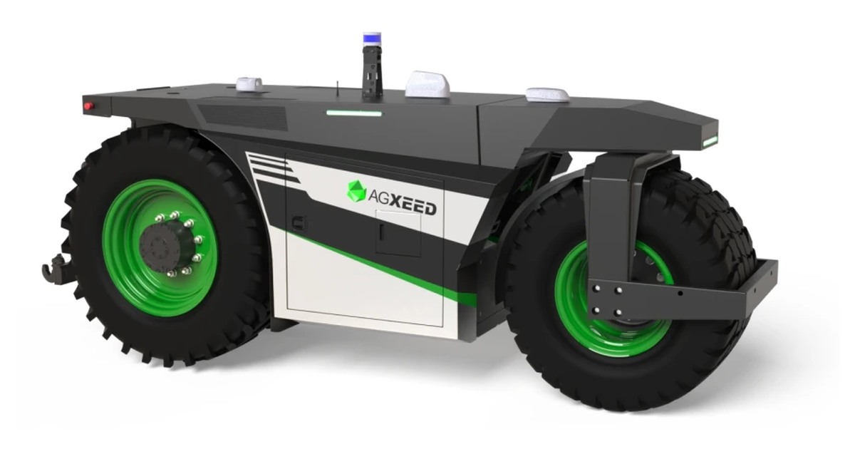 Render oficial del AgBot W3 publicado por AgXeed.