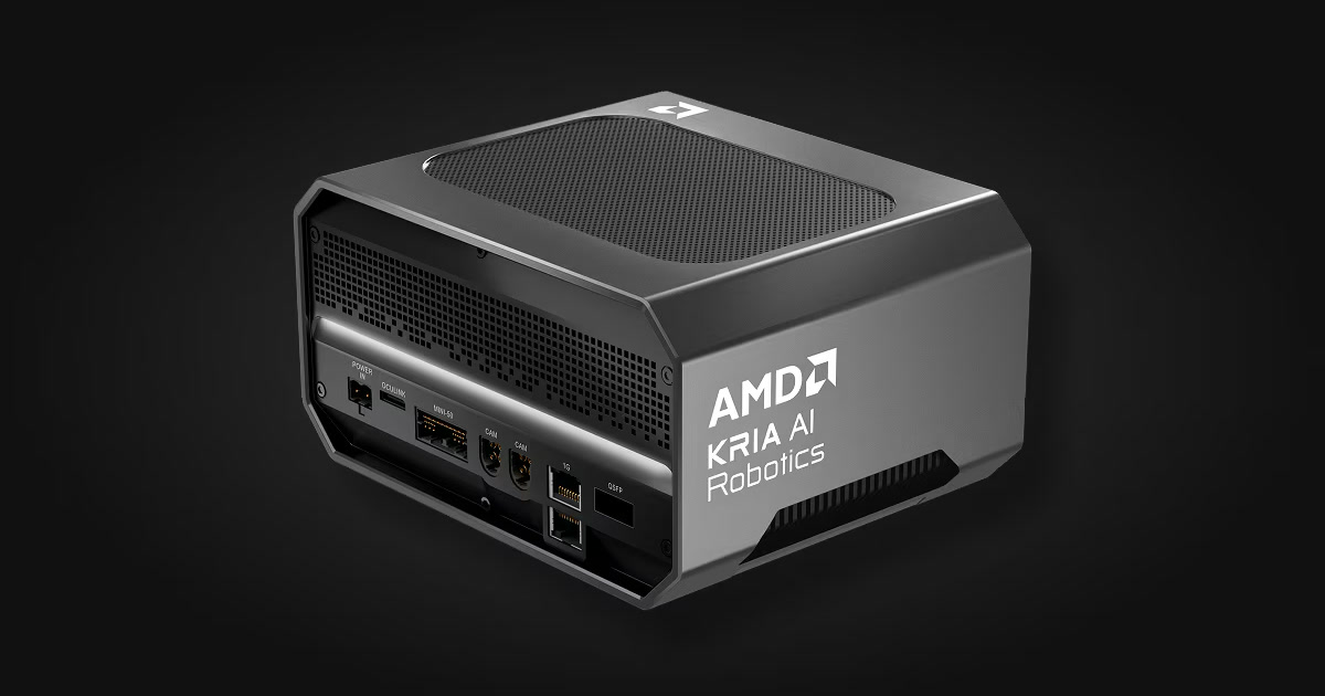 AMD lanza Kria AI como cerebro abierto para robots