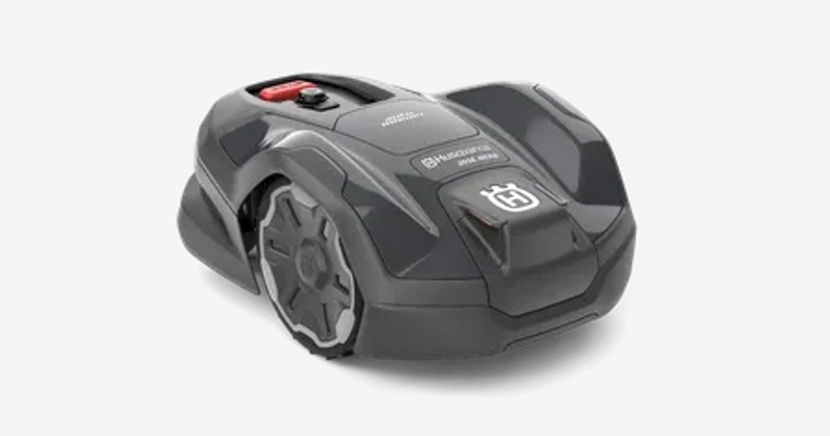 Imagen oficial del robot Automower 305E NERA de Husqvarna.