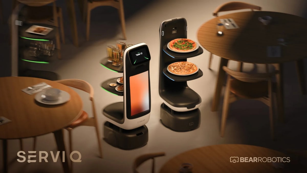 Bear Robotics lanza Servi Q: un robot de servicio pensado para restaurantes donde no cabe casi nada