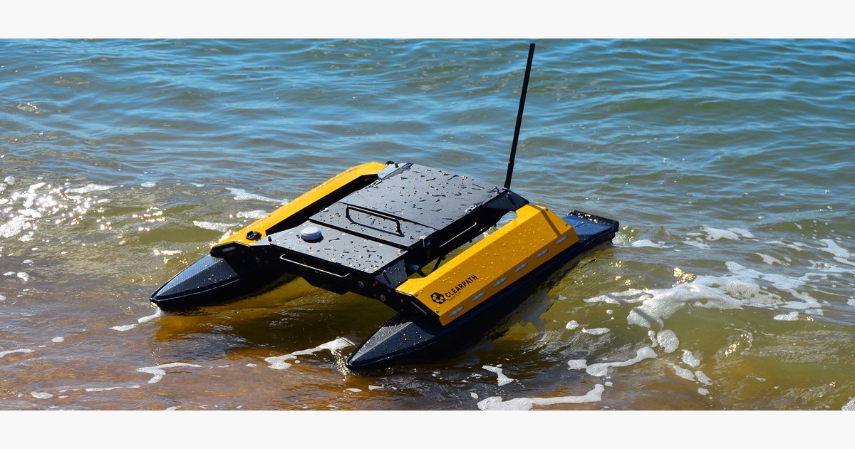 Heron USV de Clearpath Robotics.