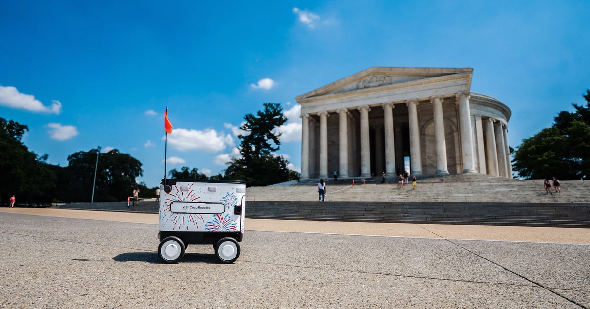 Coco lleva sus robots de reparto a Washington D.C.