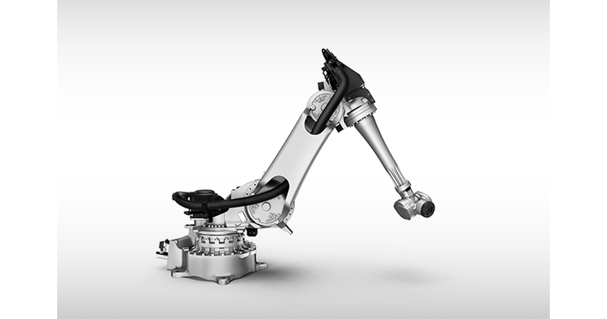 Imagen oficial del robot industrial Comau NJ-60-2.2 completo.