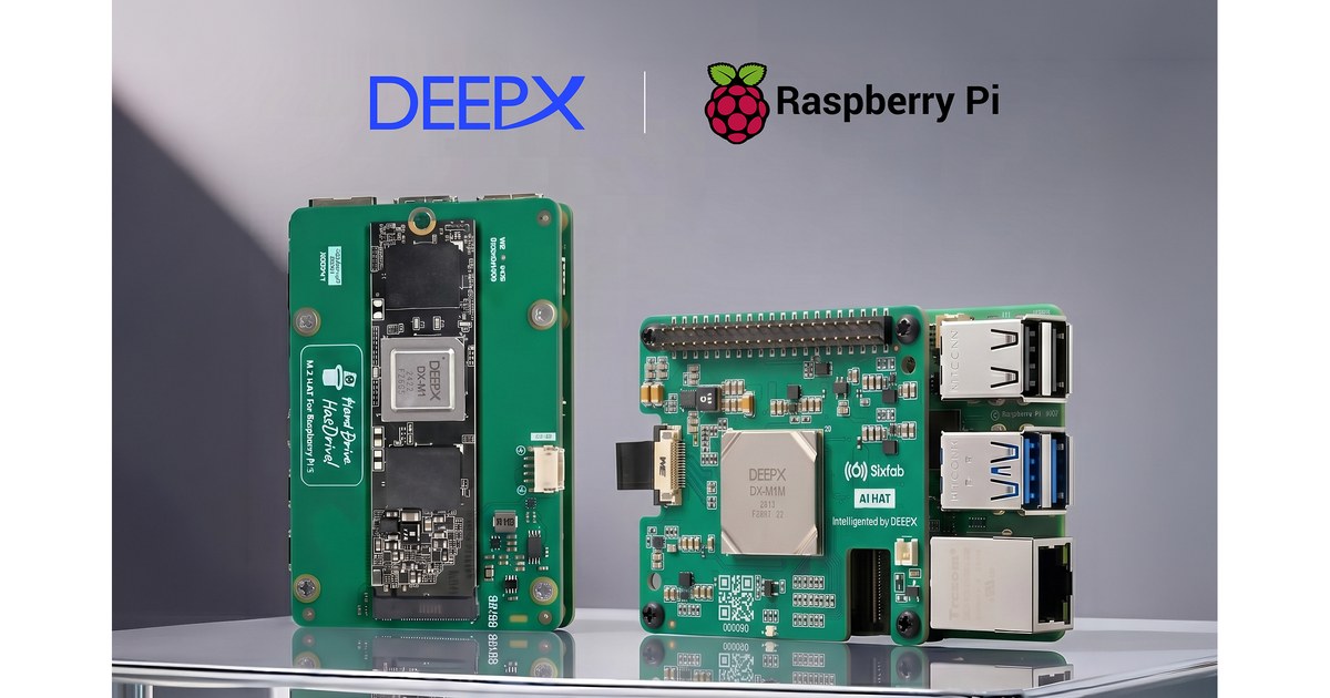 DEEPX y Sixfab llevan IA física a Raspberry Pi 5