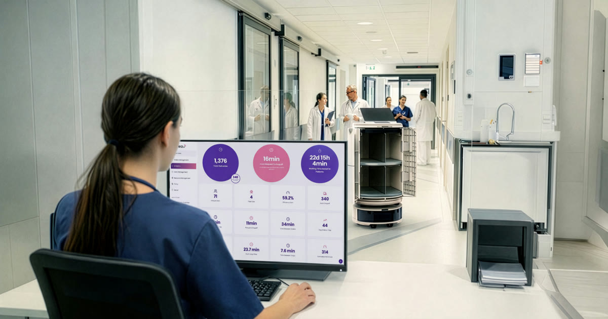 deliverz.ai lleva su logística hospitalaria robótica a EE. UU.