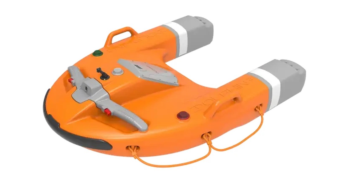 Render oficial del Dolphin 3 de OceanAlpha con su configuración de producto.