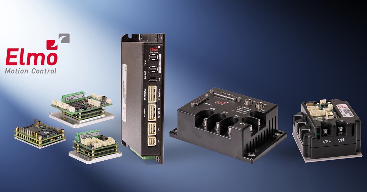 Elmo lleva servo drives más compactos y seguros a Automate