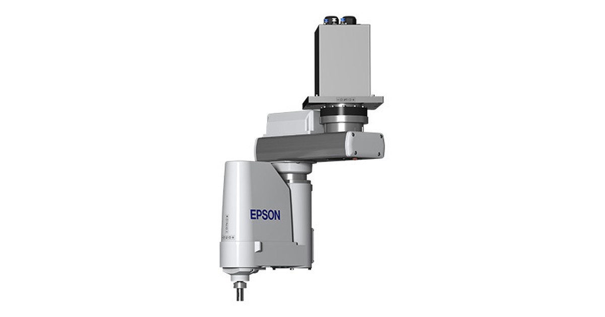 Vista oficial del robot Epson RS3 — 350 mm.