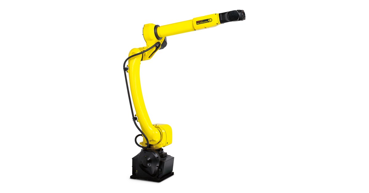 Vista oficial del robot FANUC ARC Mate 100iD/8L.