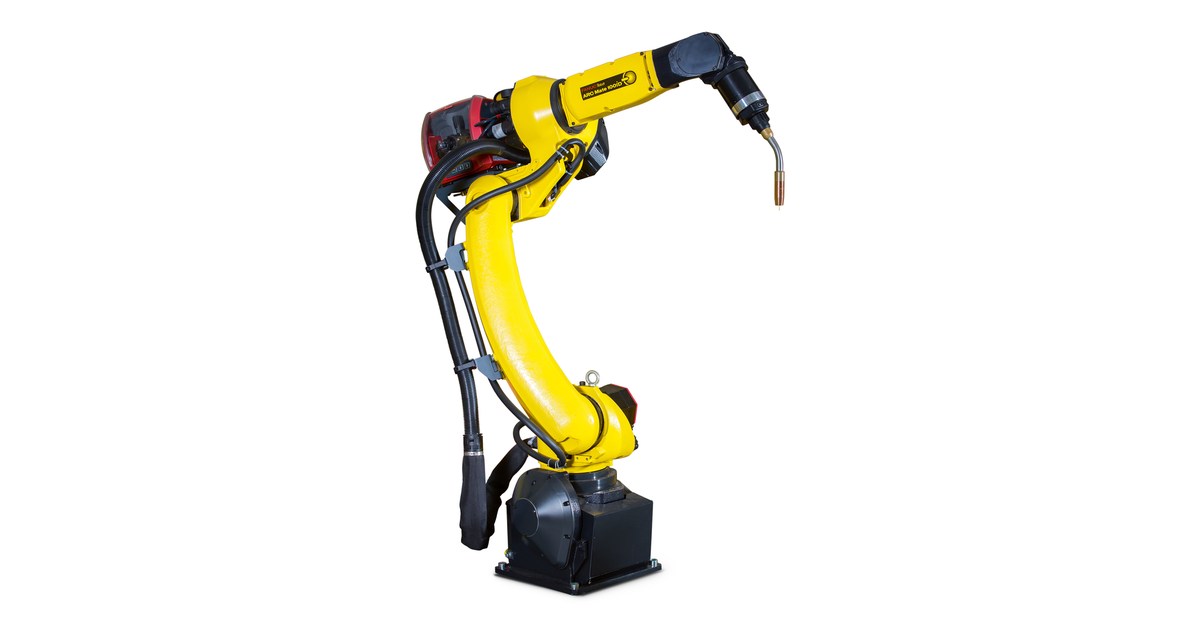 Vista oficial del robot FANUC ARC Mate 100iD.