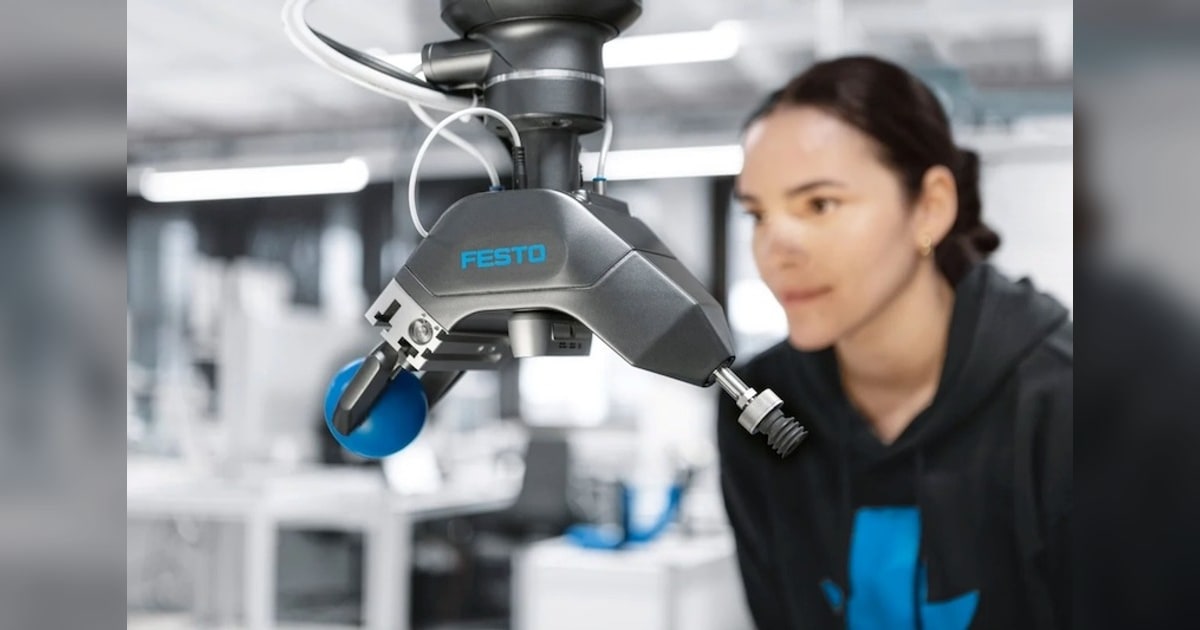 Festo convierte el agarre mixto en software con GripperAI