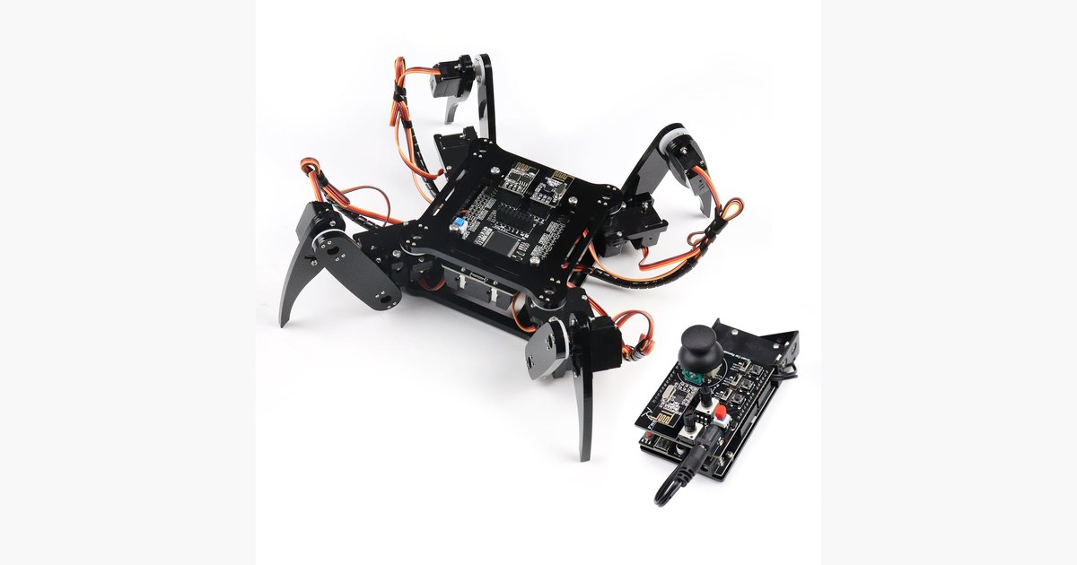 Imagen oficial del Freenove Quadruped Robot Arduino FNK0030 de cuatro patas.