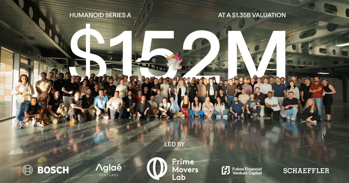 Humanoid capta 152 millones para fabricar robots a escala