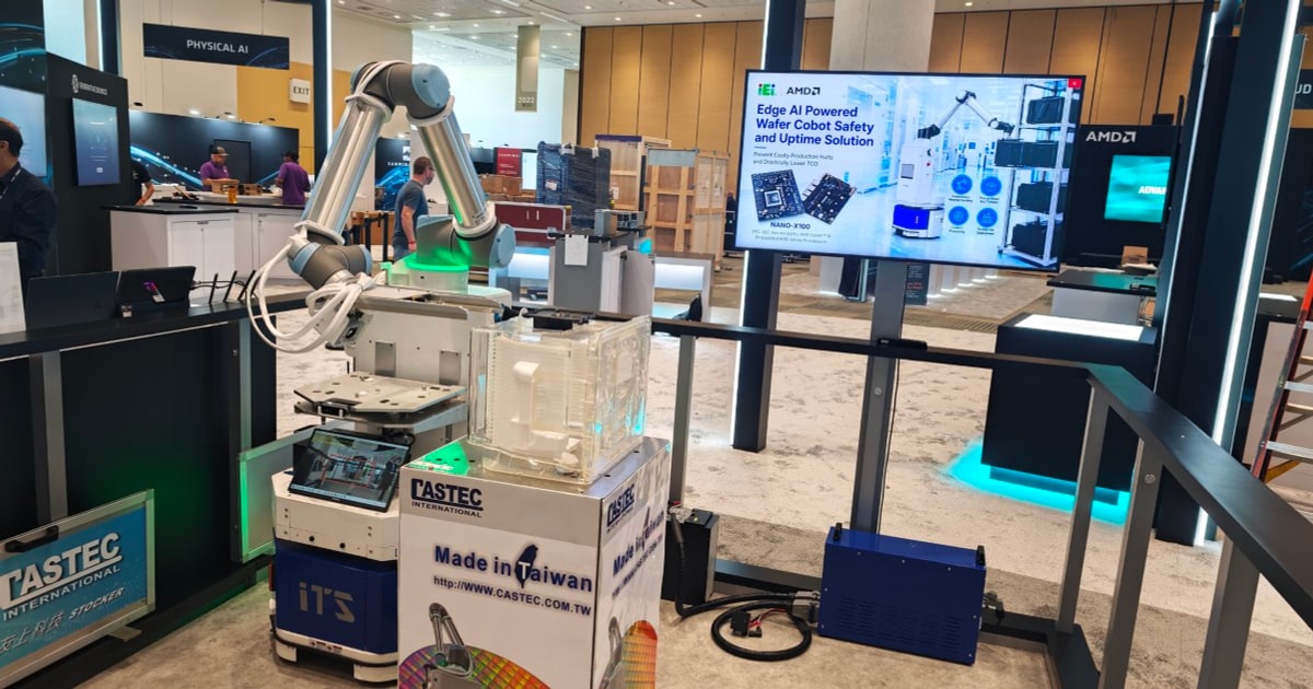 IEI lleva Ryzen AI X100 al robot móvil i-Operator