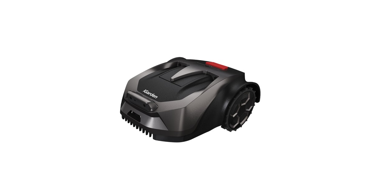 Render oficial de un cortacésped de la familia iGarden R35 y R55.