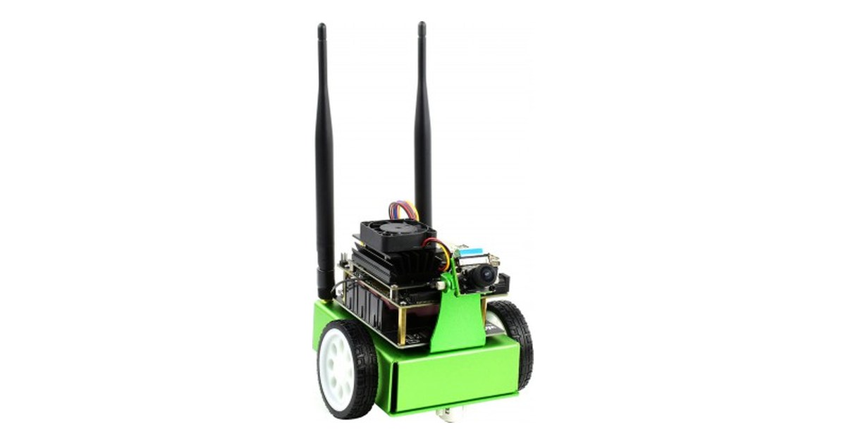 JetBot AI Kit de Waveshare de dos ruedas con cámara frontal