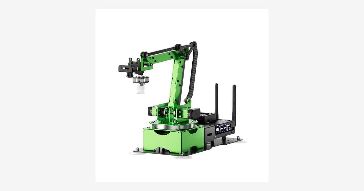 Imagen oficial del robot JetMax de Hiwonder.