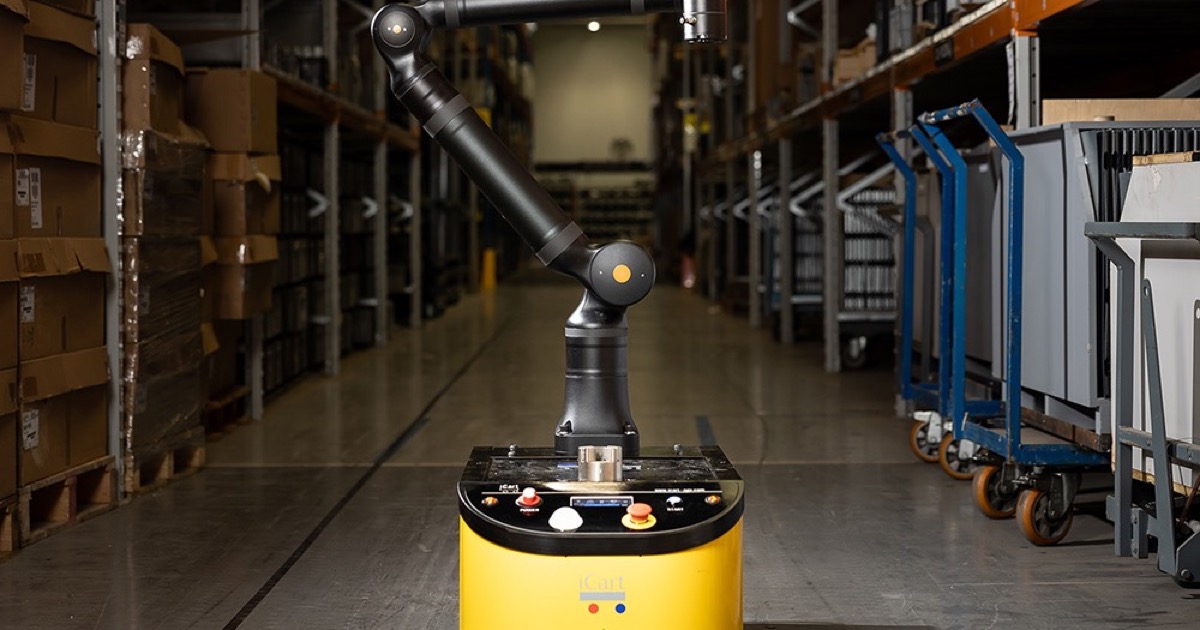 Kassow empuja los cobots de 7 ejes sobre AMR