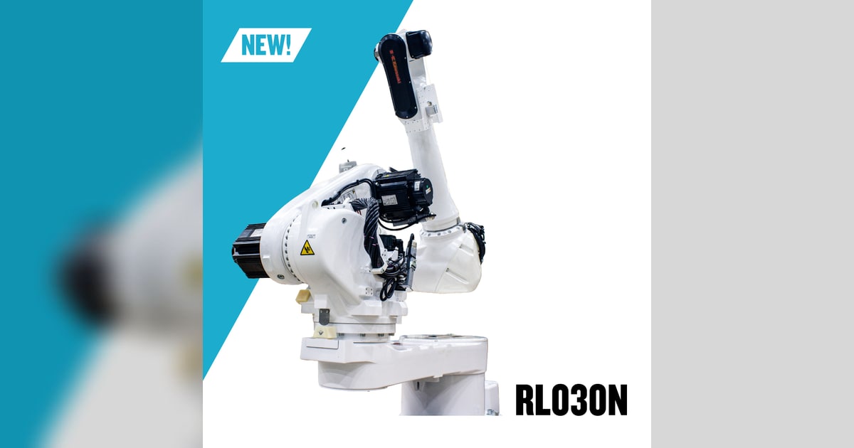 Kawasaki estrena RL030N, un robot de 8 ejes para IA física