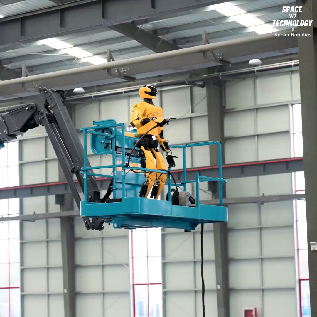 Kepler lleva su humanoide K2 Bumblebee a soldar en altura con realidad virtual: menos demo de laboratorio y más pista de producto