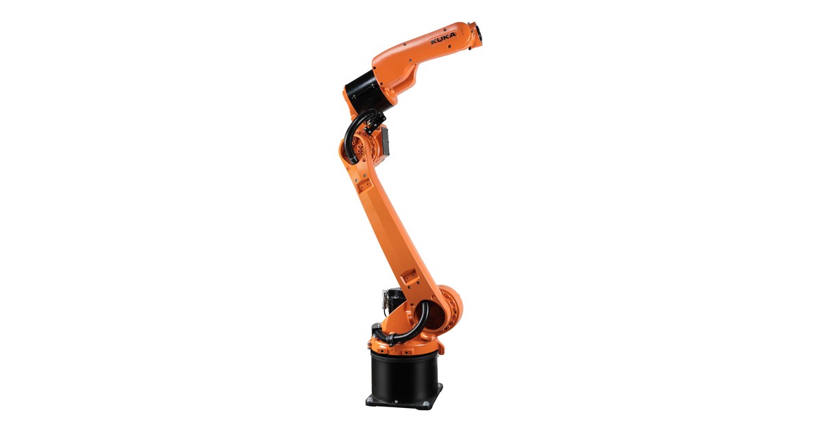 Vista oficial del robot KUKA KR 8 R1640-2 arc HW.
