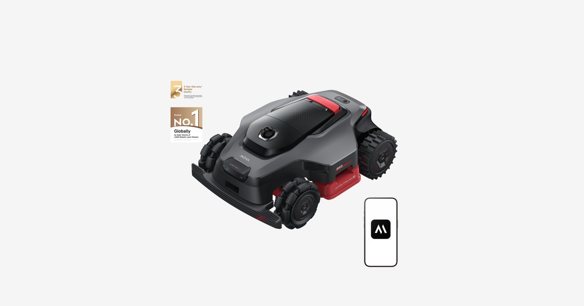 Imagen oficial del robot LiDAX Ultra 2000 AWD de MOVA.