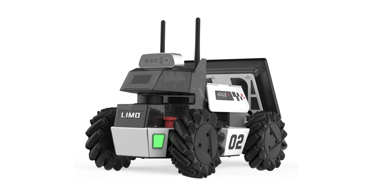 Render oficial de LIMO PRO publicado por AgileX Robotics.