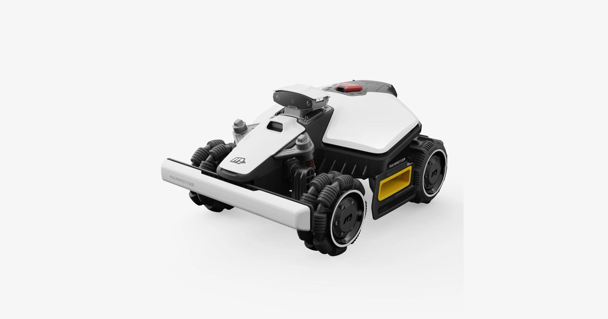Render oficial de un MAMMOTION LUBA mini AWD de la versión H norteamericana, con el cuerpo y las ruedas completos.