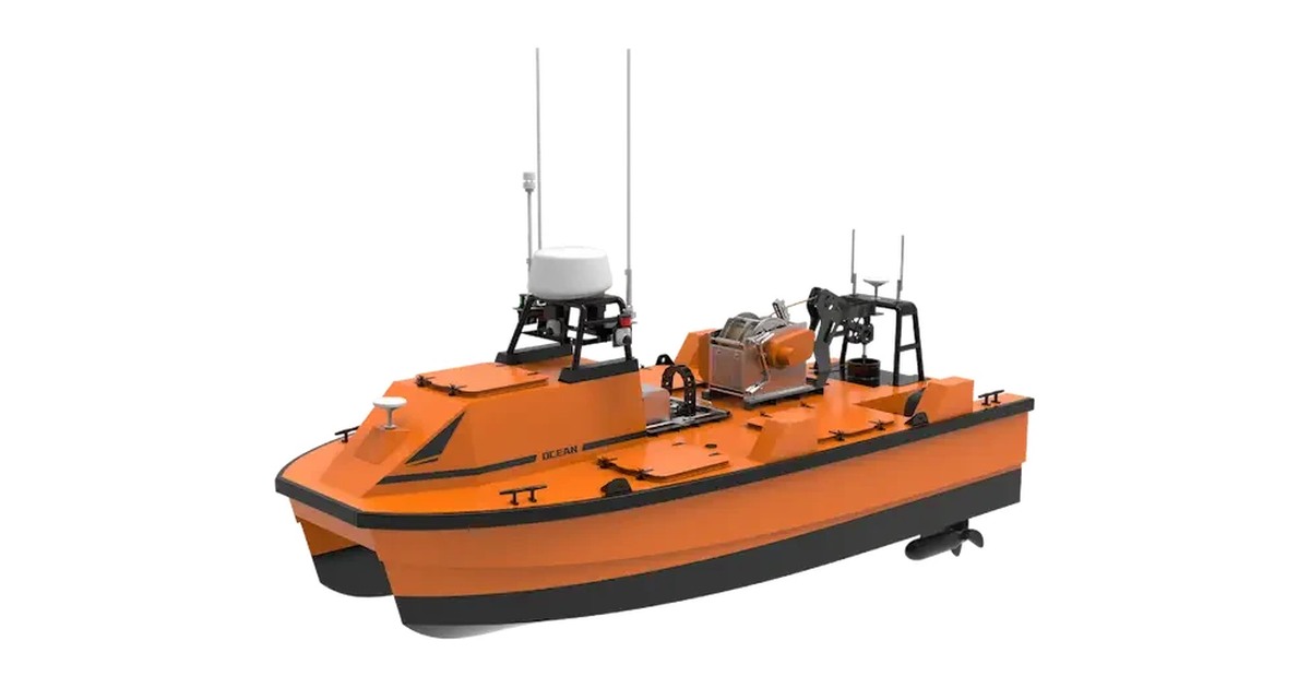 Render oficial del M40P de OceanAlpha con su configuración de producto.