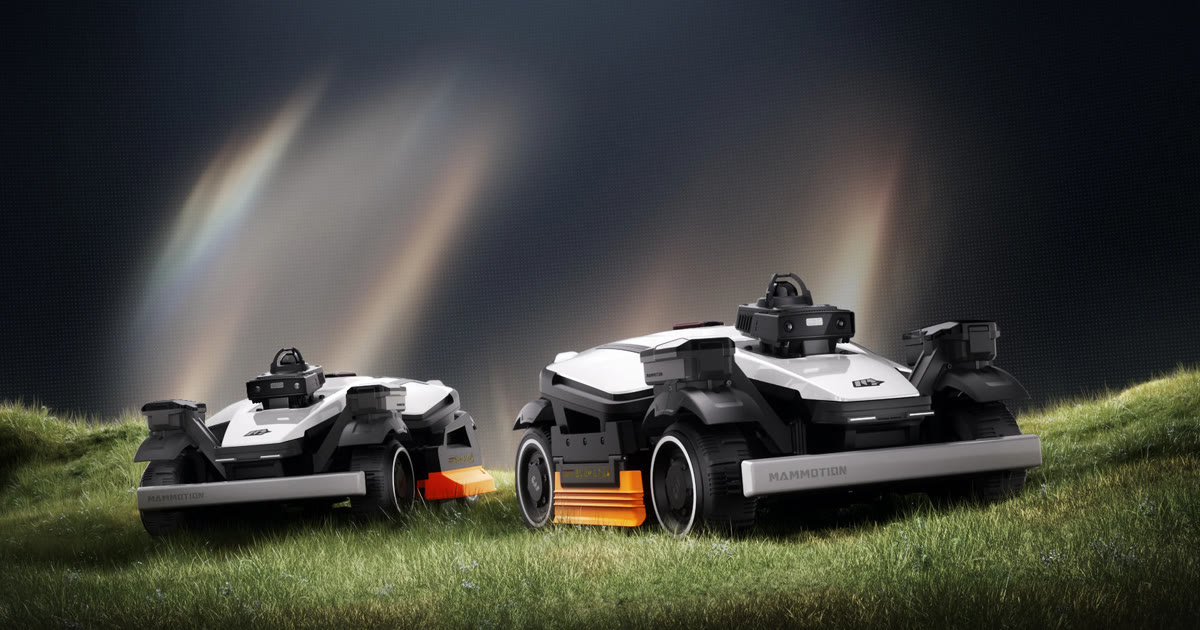MAMMOTION rodea el LUBA 4 AWD con cámaras y LiDAR