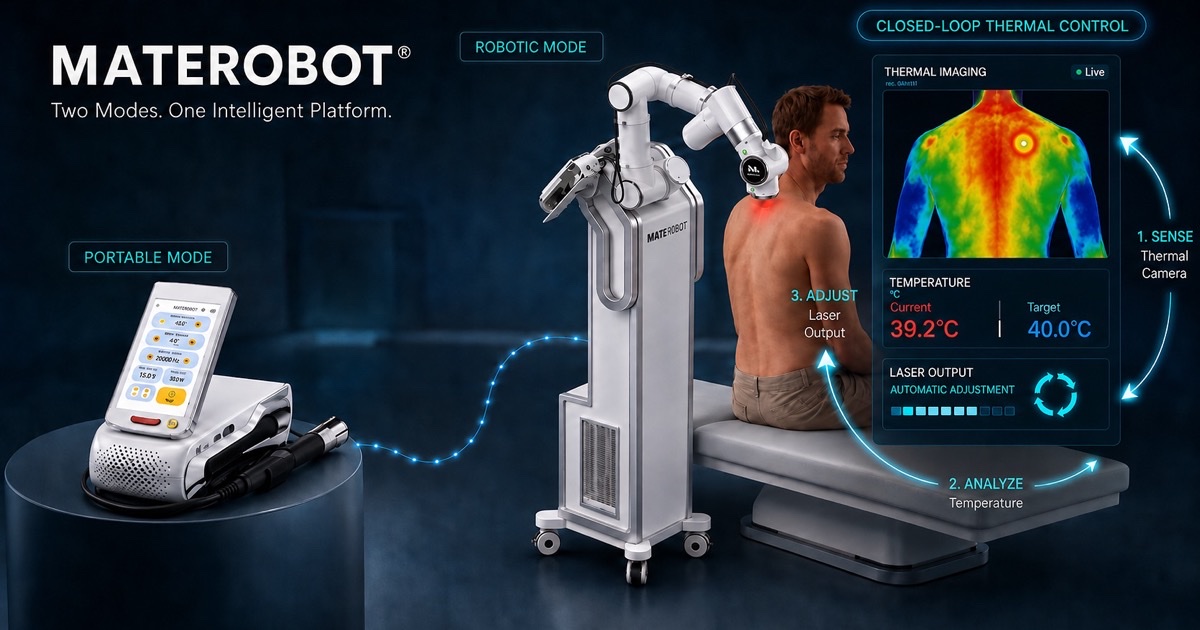 MATEROBOT automatiza la terapia láser con control térmico