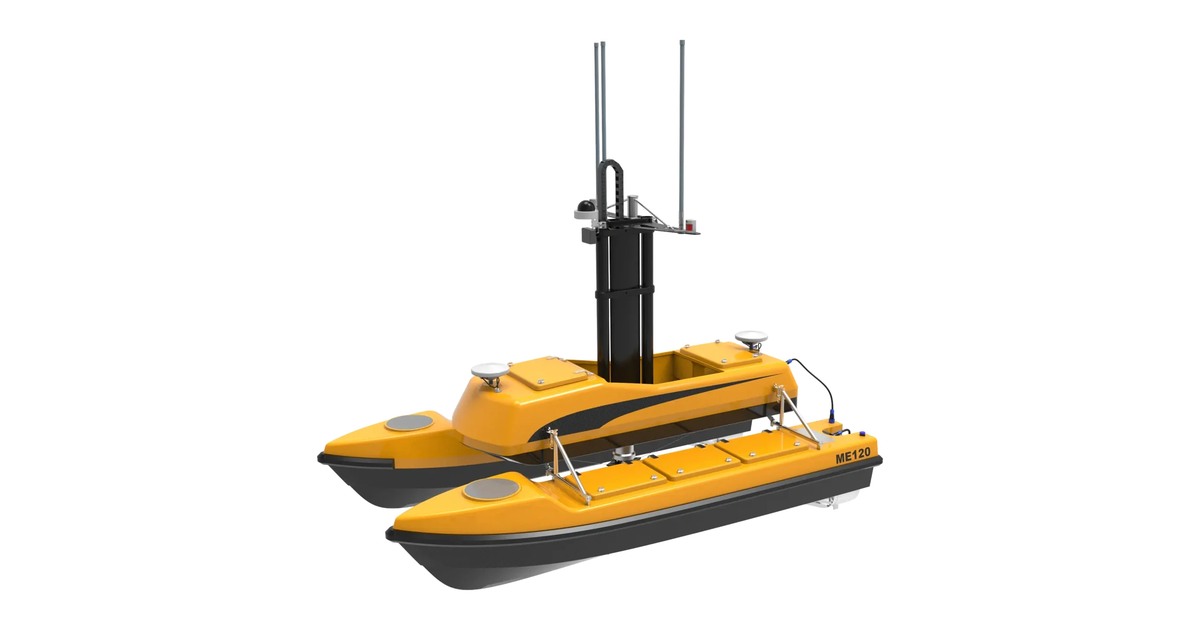 Render oficial del ME120 de OceanAlpha con su configuración de producto.