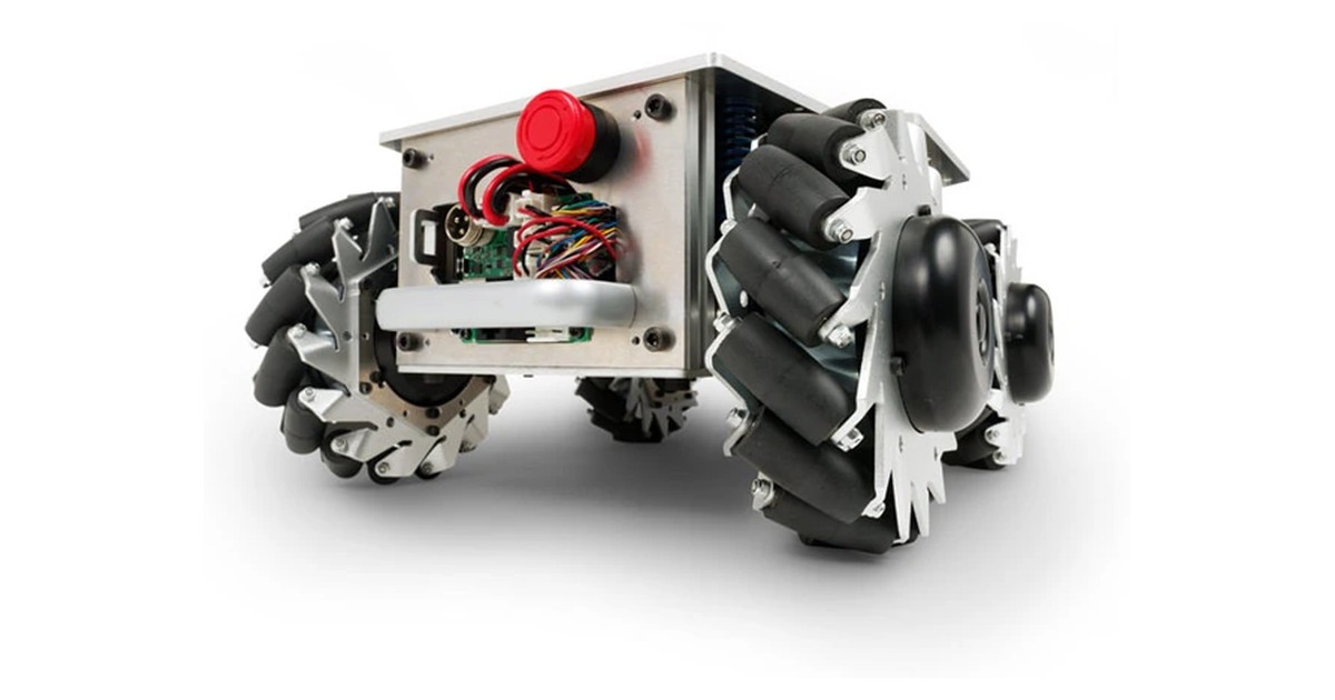 Fotografía oficial del robot Mecanumrover Ver.3.0 de Vstone.