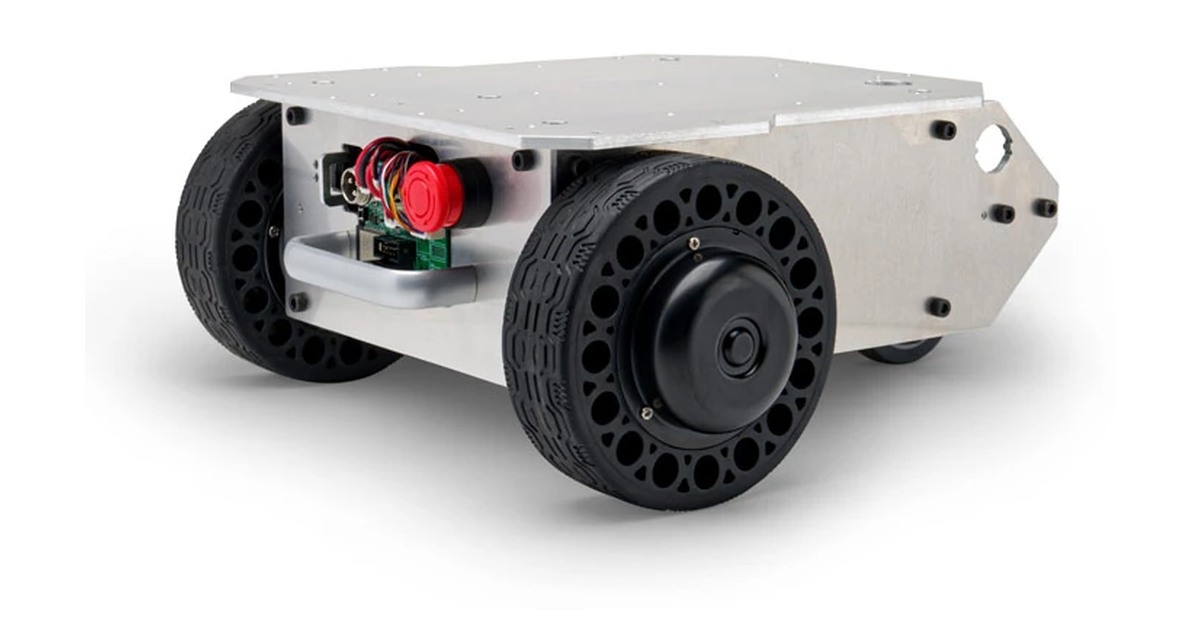 Fotografía oficial del robot Megarover Ver.3.0 de Vstone.