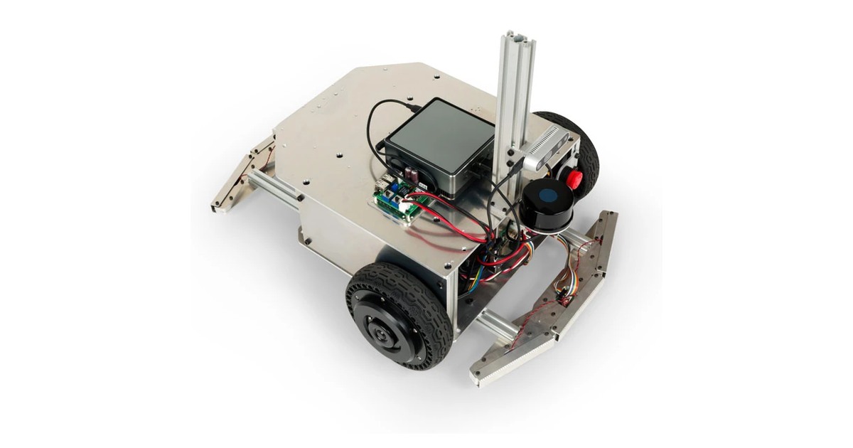 Fotografía oficial del robot Megarover F120A de Vstone.