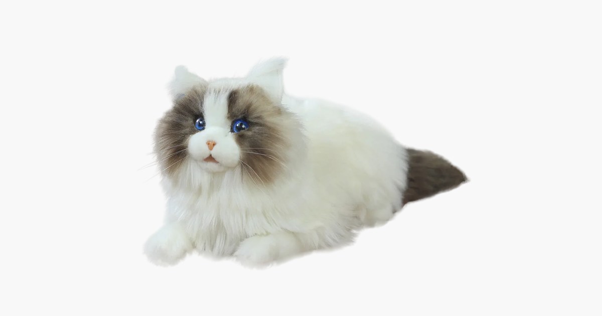 Imagen oficial del gato robótico metaCat con pelaje artificial.
