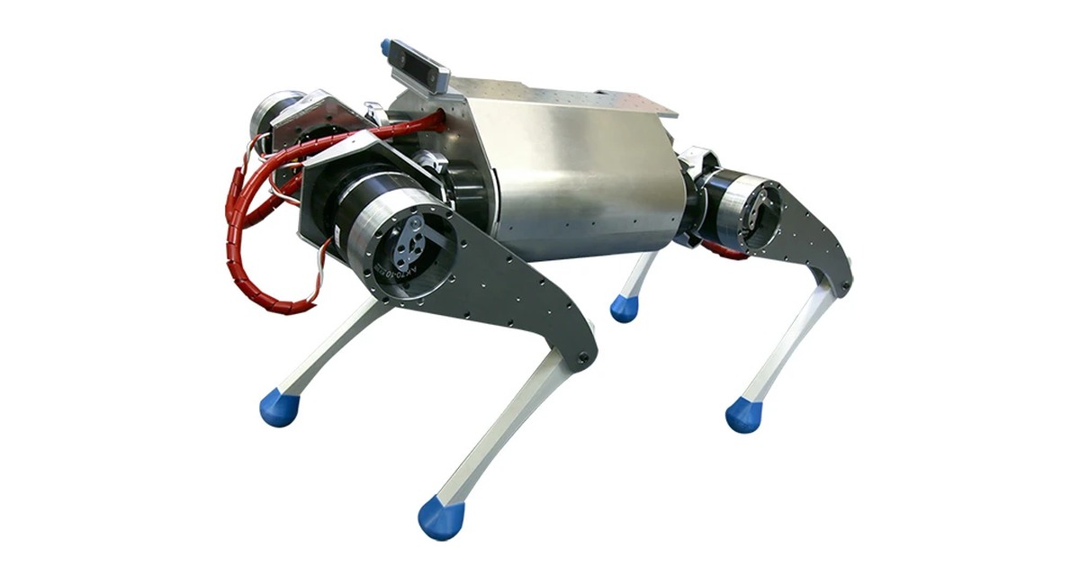 Fotografía oficial del robot MEVIUS de RT Corporation.