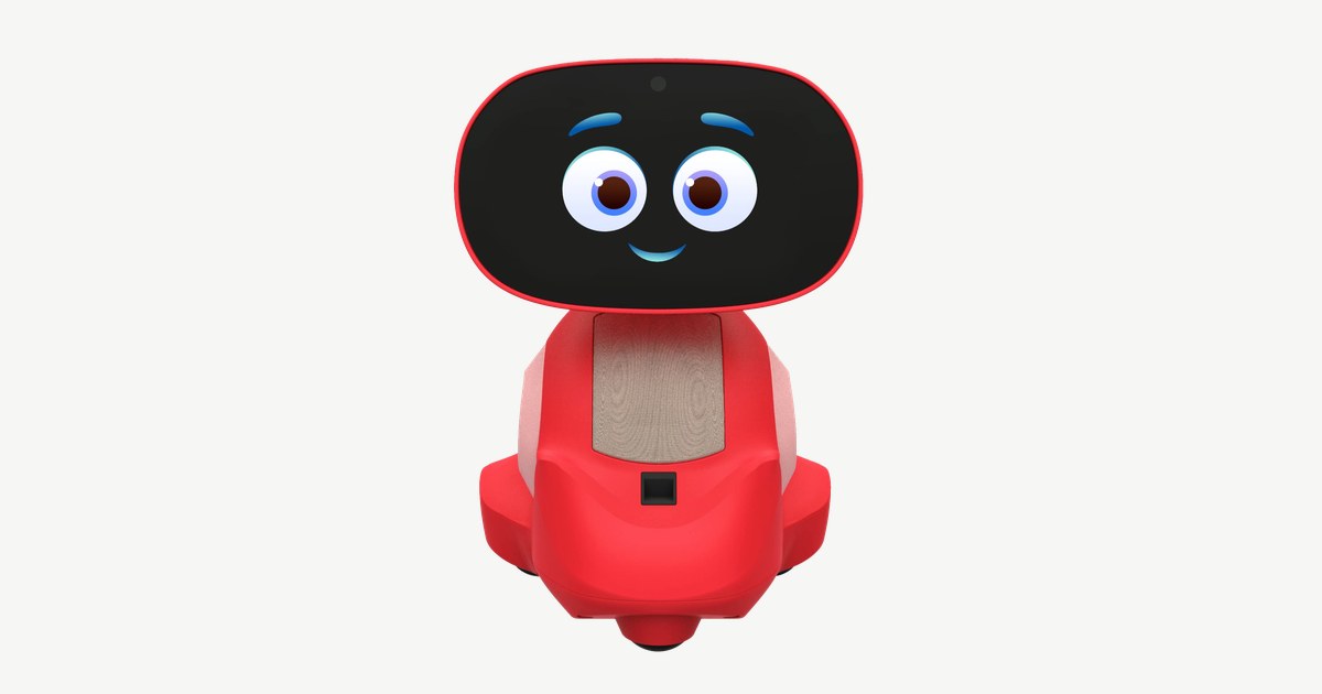 Imagen de producto oficial del Miko 3 rojo, con pantalla facial, sobre fondo claro.