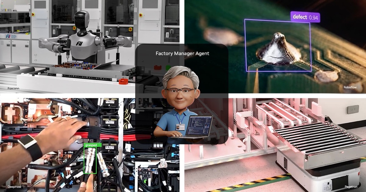 NVIDIA pone un cerebro multiagente en la fábrica