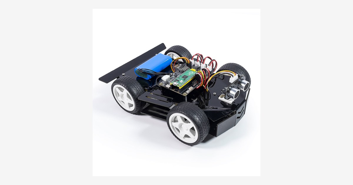 Imagen oficial del robot Pico-4WD de SunFounder.