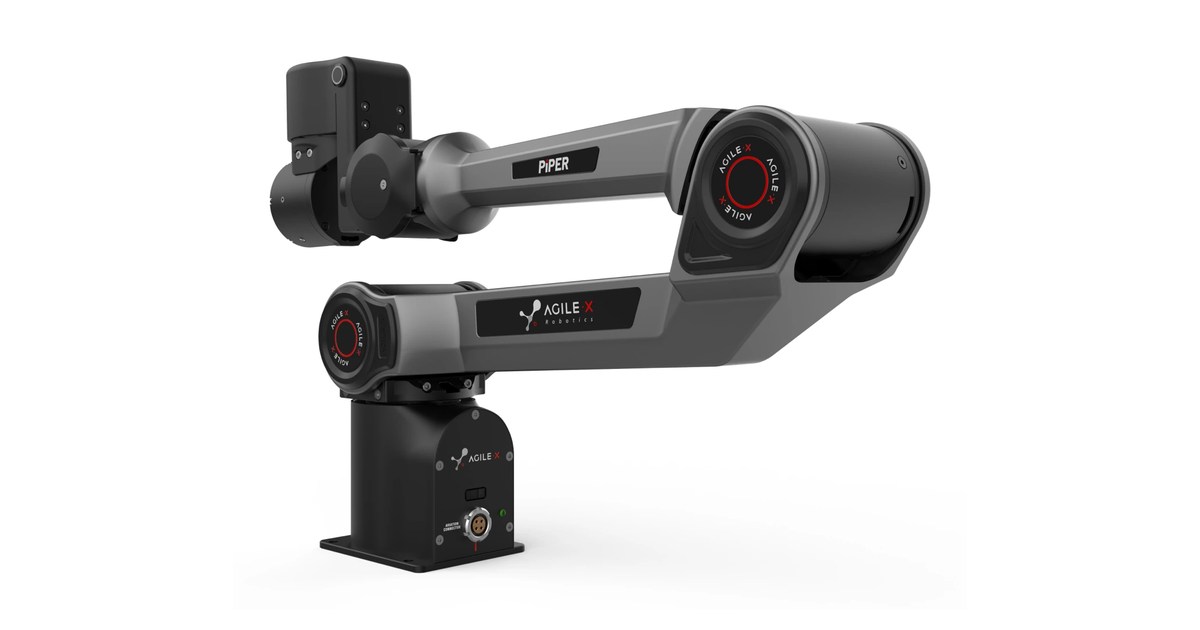 Render oficial de PiPER-X publicado por AgileX Robotics.