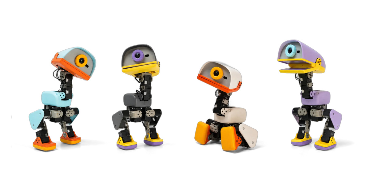 Microduck abre la robótica bípeda por 399 dólares