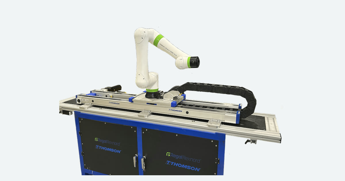 Movotrak añade un séptimo eje colaborativo a los FANUC CRX