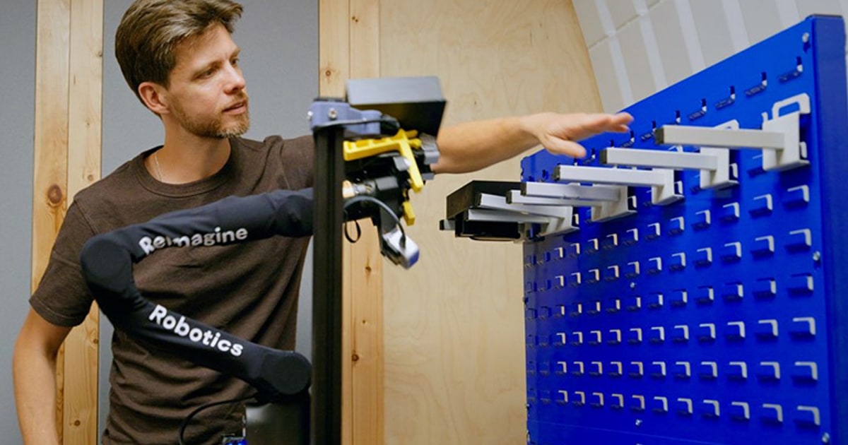 Reimagine Robotics enseña robots directamente en la fábrica