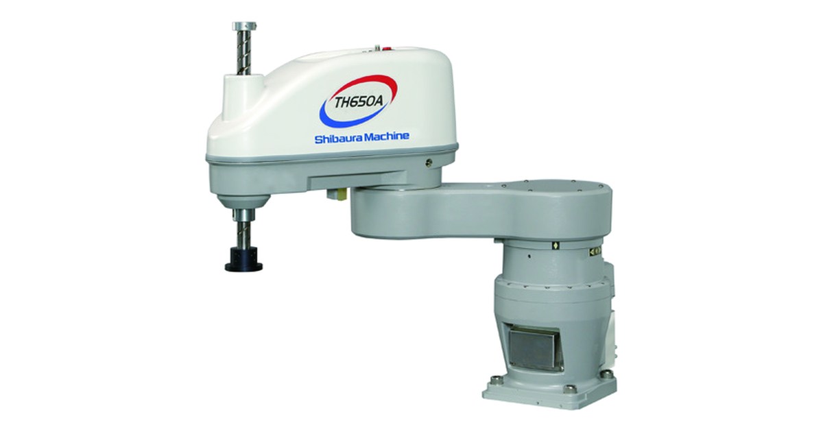 Vista oficial del robot Shibaura Machine TH650A.