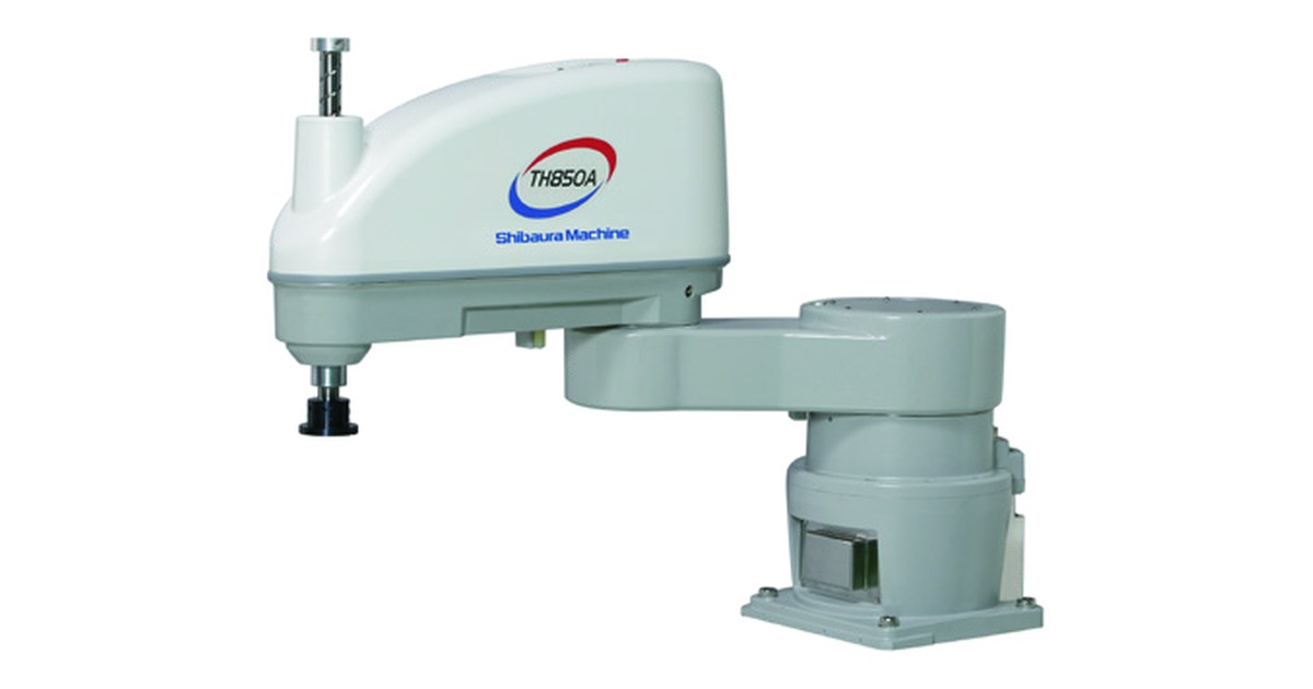 Vista oficial del robot Shibaura Machine TH850A.