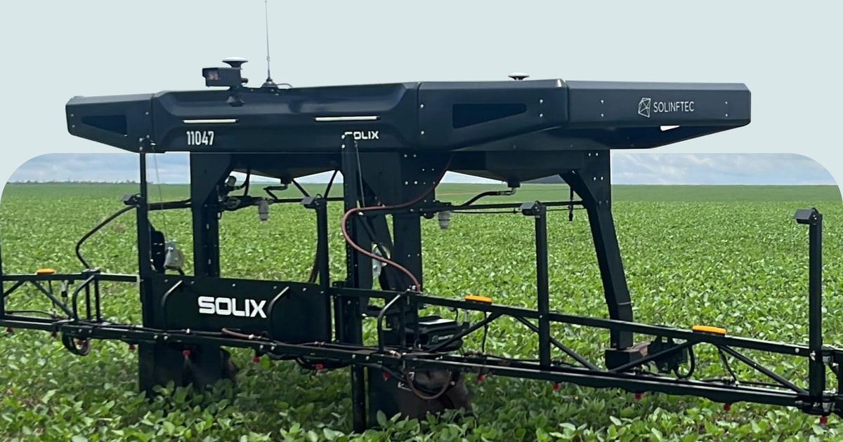 Solinftec lleva más de 100 robots Solix a 55.427 acres