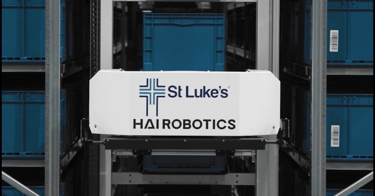 St. Luke’s opera 28 robots en su almacén sanitario