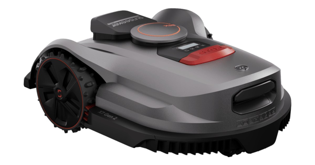 Cortacésped autónomo Sunseeker Elite X7 Gen 2 gris con ruedas de tracción integral